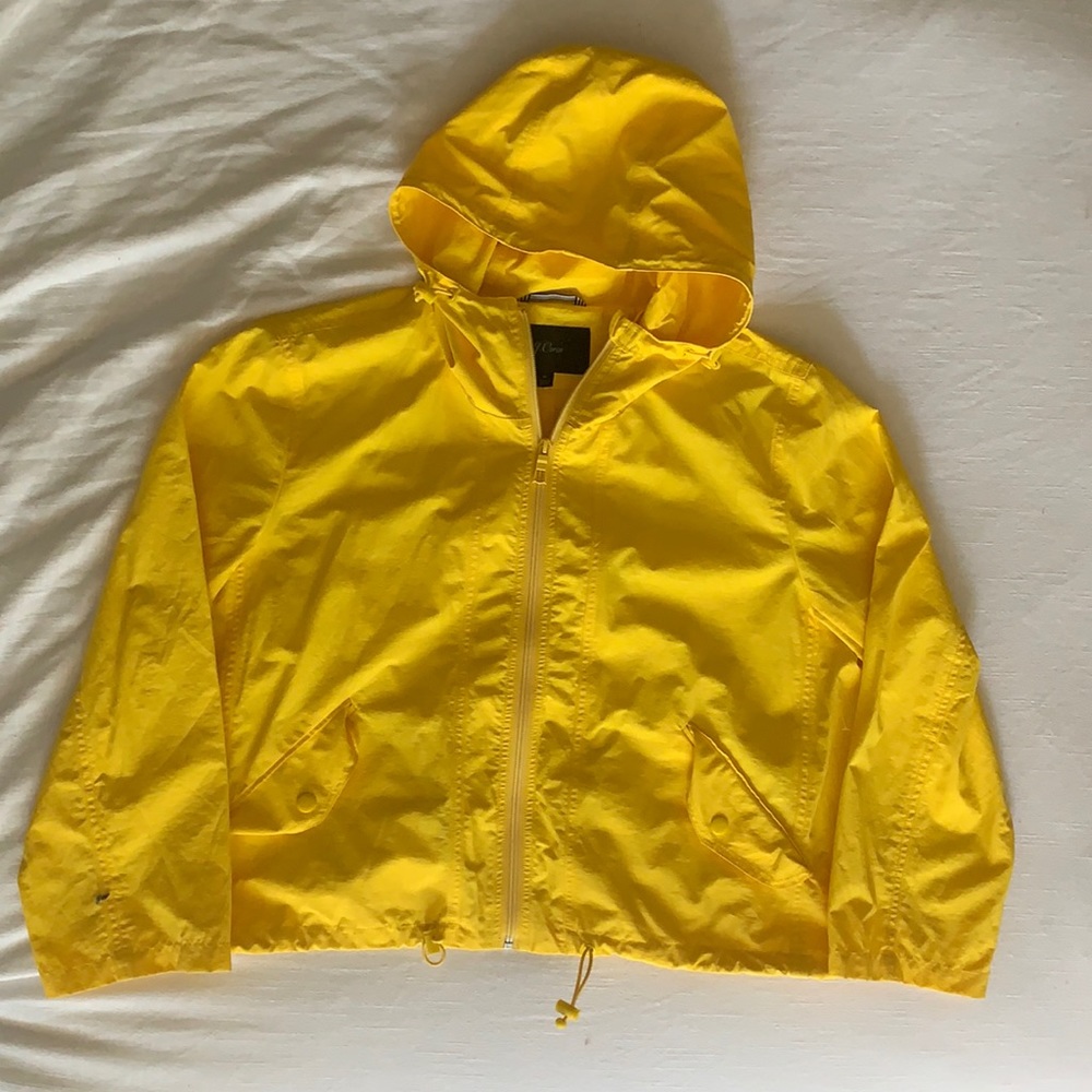 J.Crew lightweight cropped wind breaker